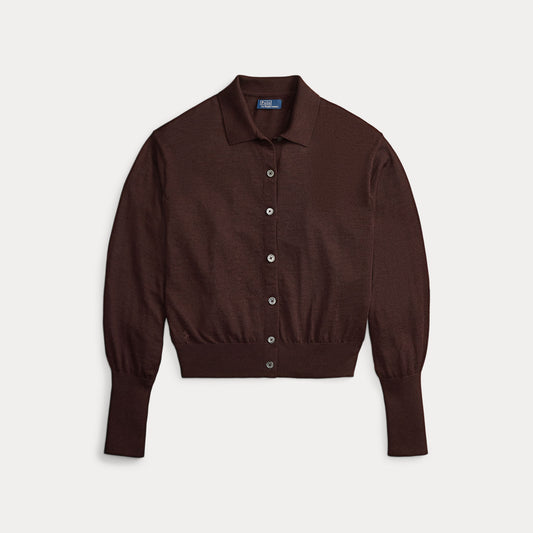 Polo Ralph Lauren Wool Blouson Cardigan