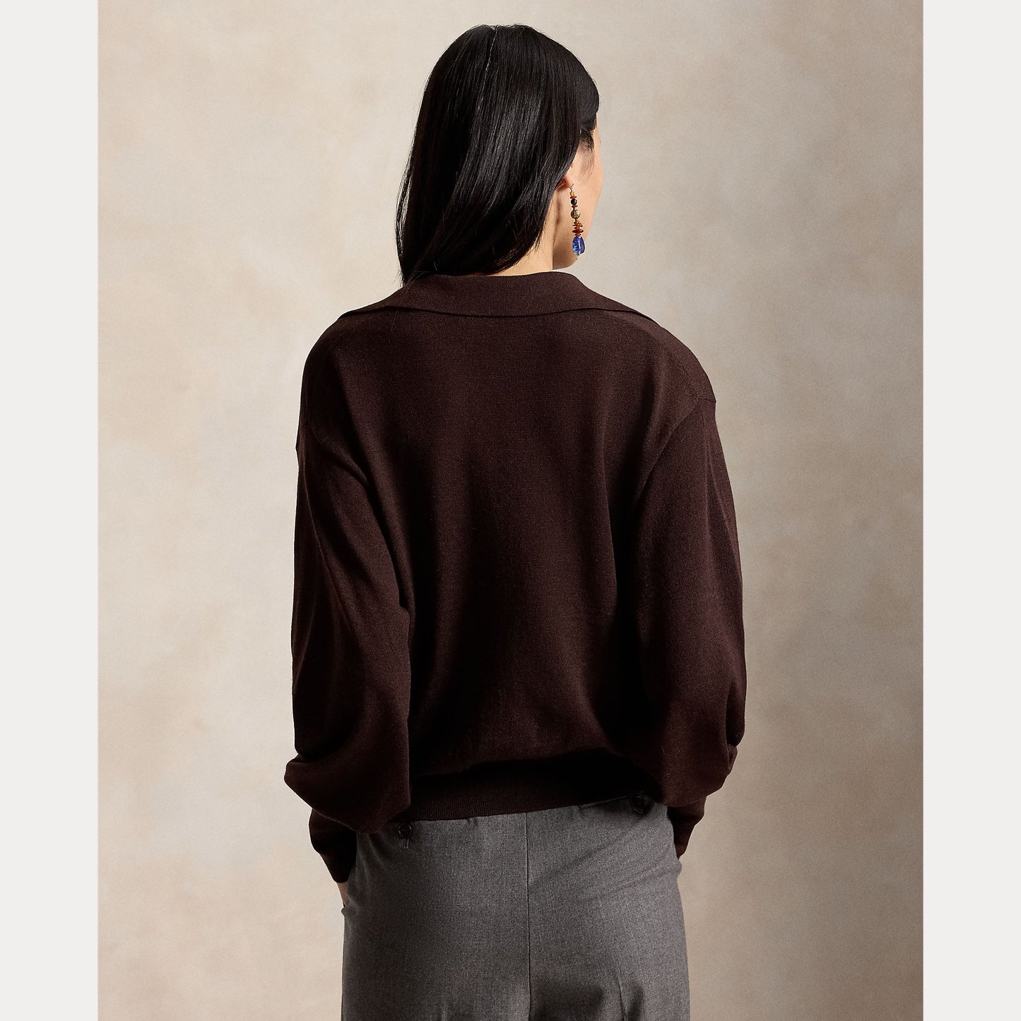 Polo Ralph Lauren Wool Blouson Cardigan