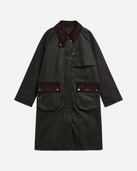Barbour Check Kirklees Wax Jacket