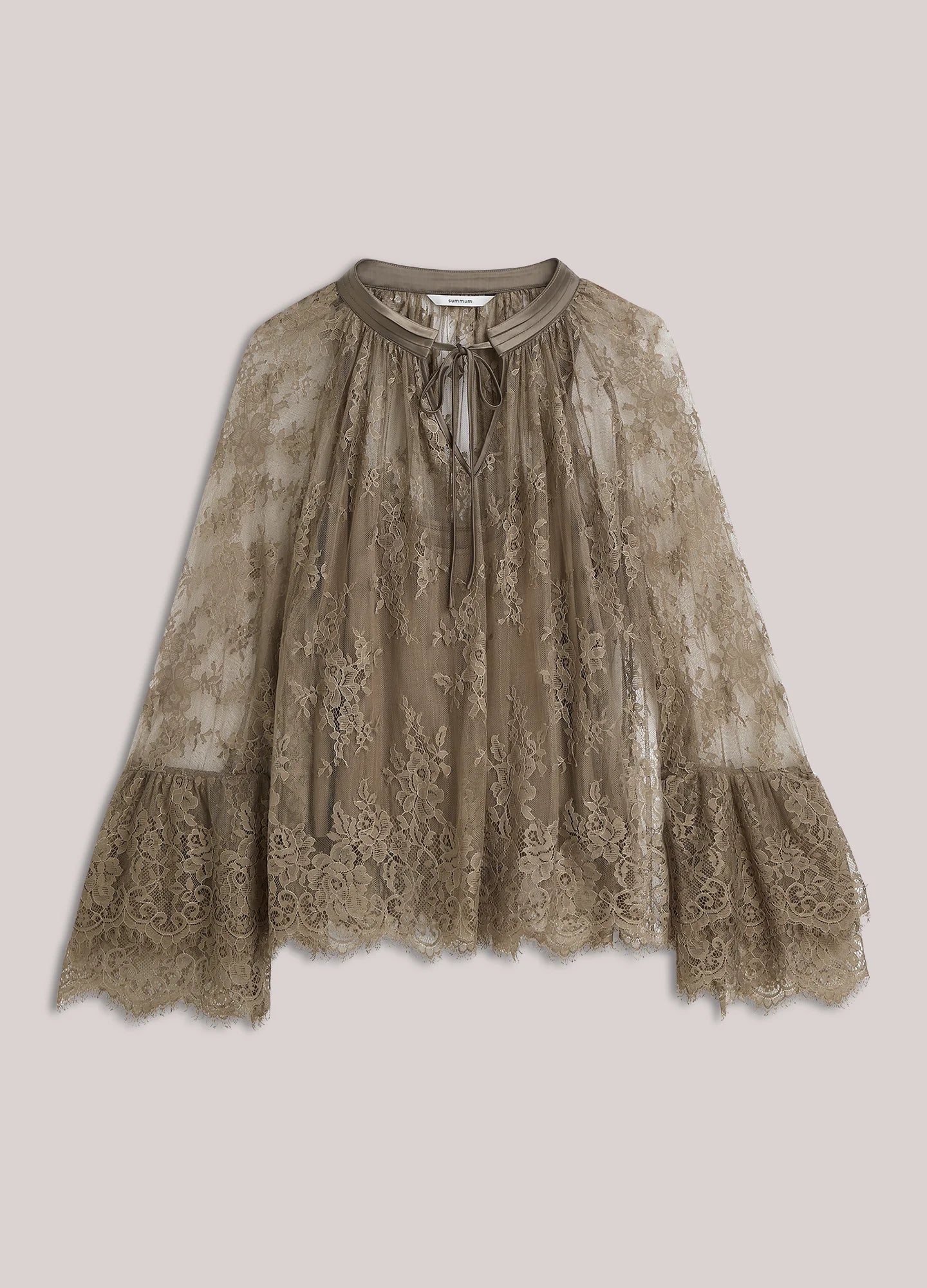 Summum Lace Top with Flounces