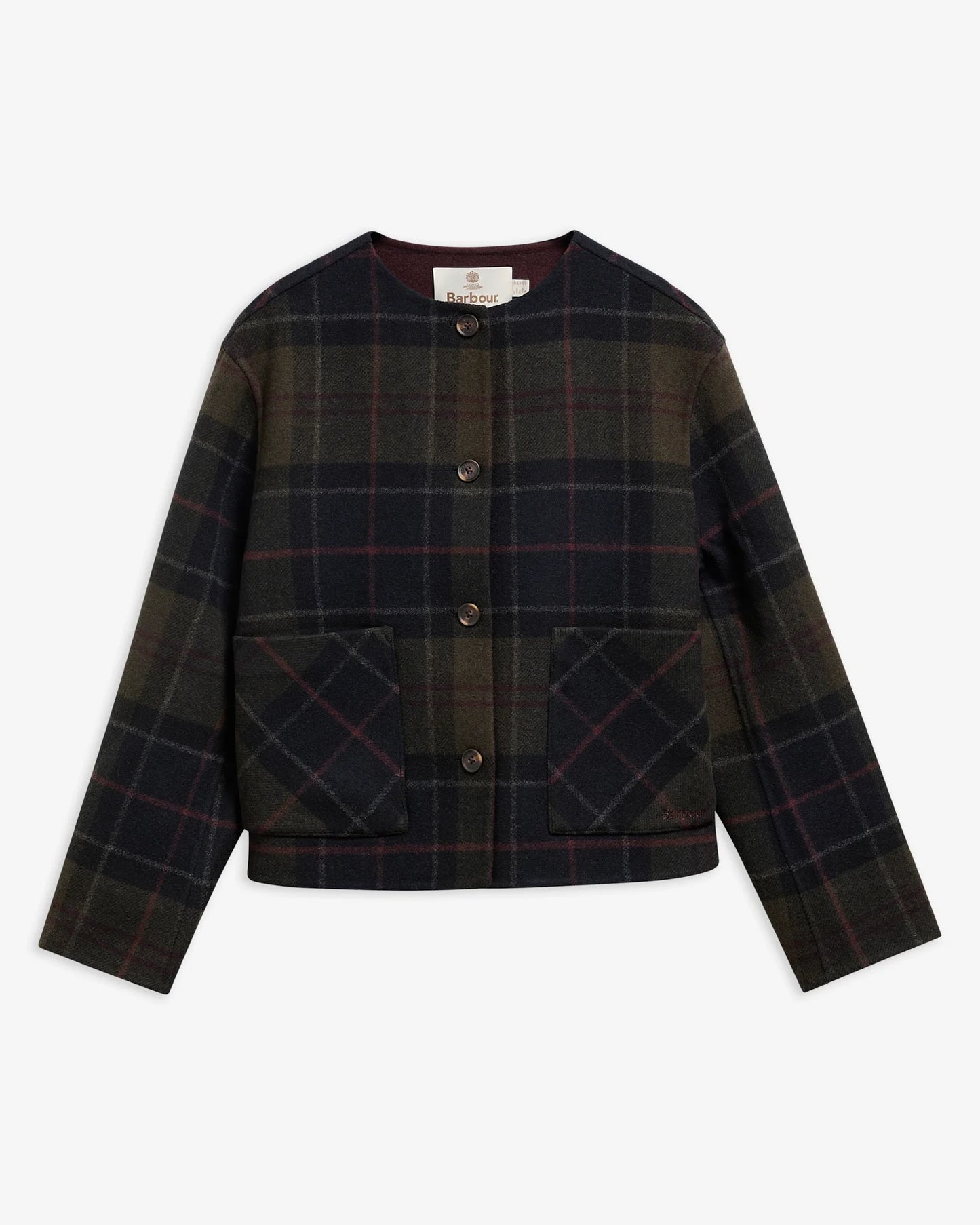 Barbour Marlow Tartan Wool Overshirt