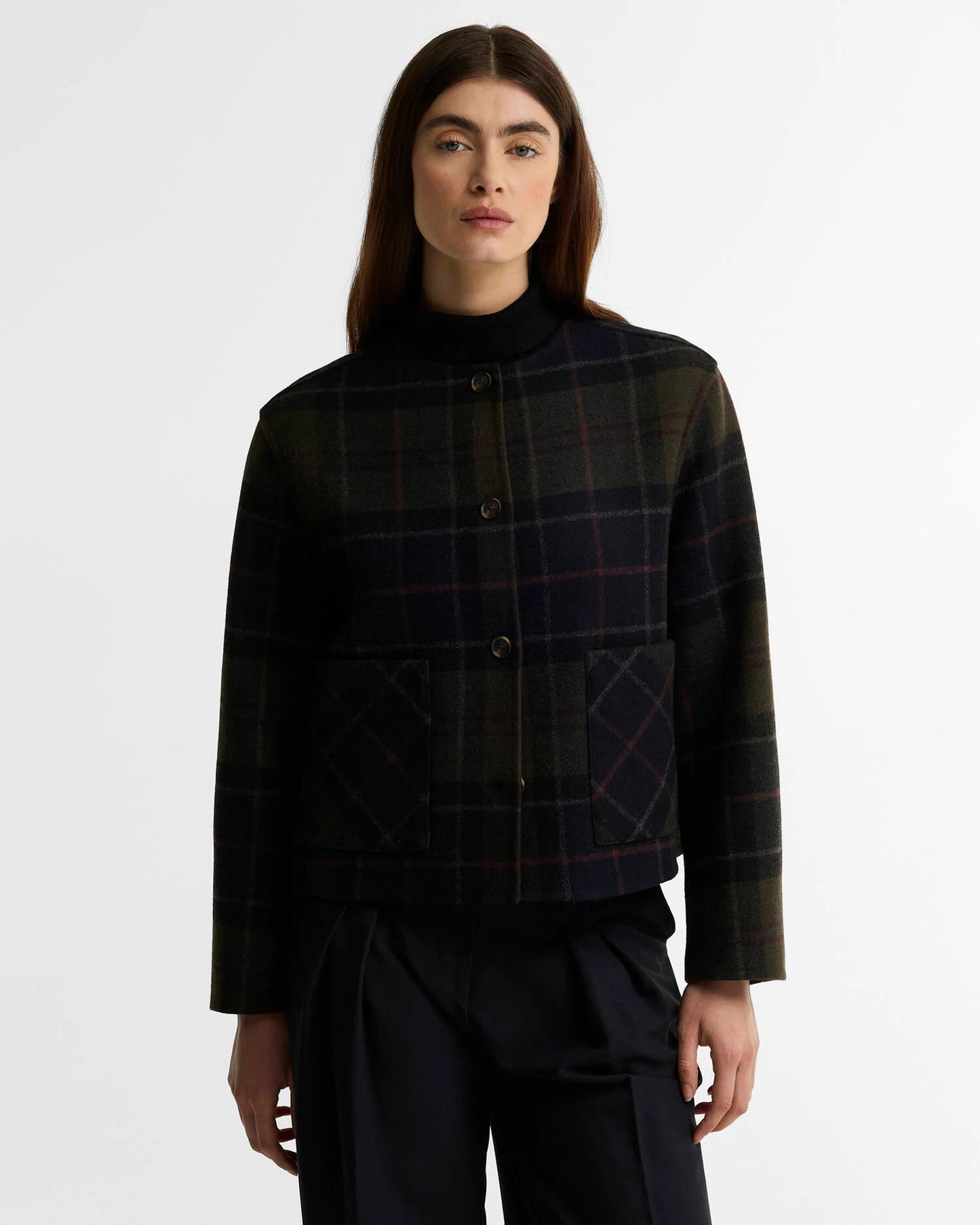Barbour Marlow Tartan Wool Overshirt