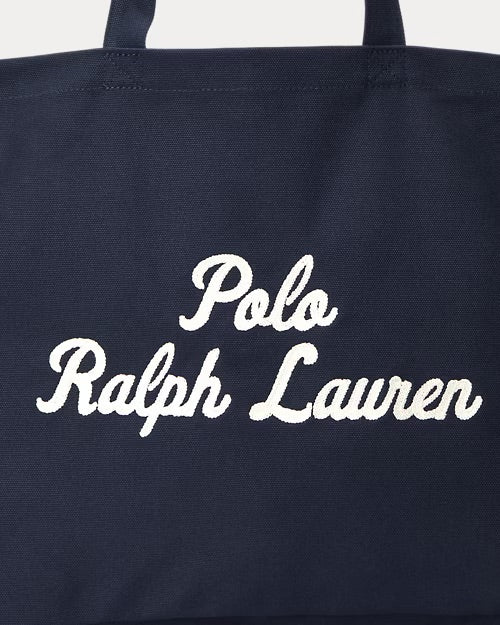 Polo Ralph Lauren Embroidered Canvas Tote