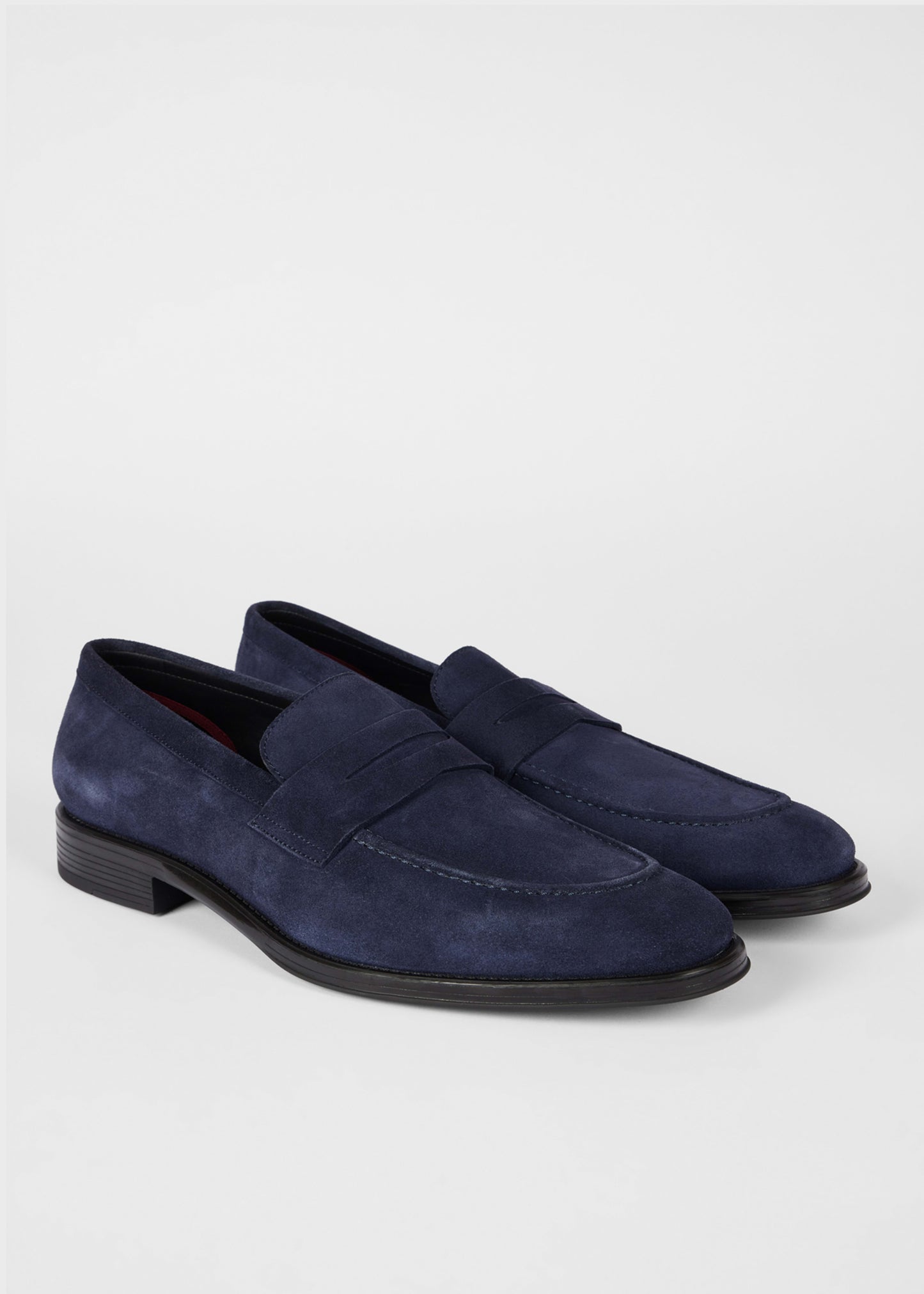 Paul Smith Navy Suede 'Pierce' Loafers