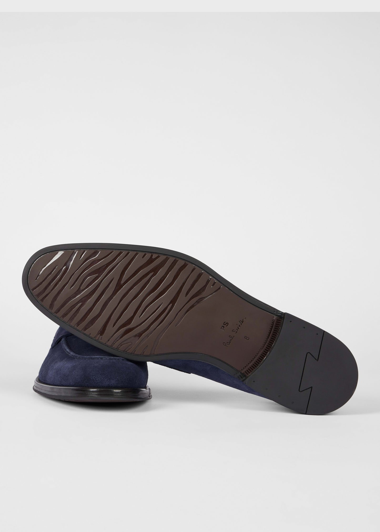 Paul Smith Navy Suede 'Pierce' Loafers