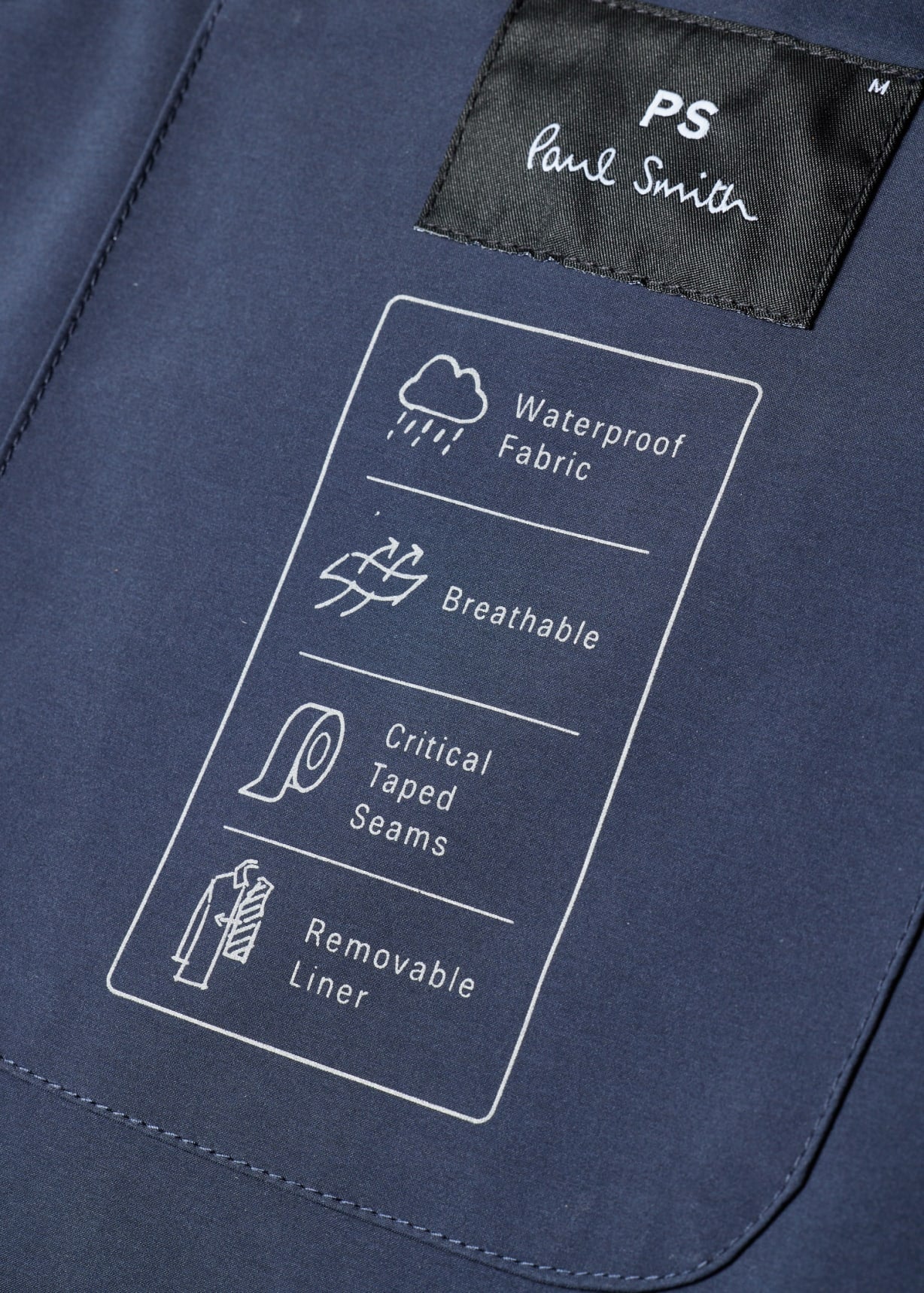 Paul Smith 2-Layer Waterproof Parka With Detachable Gilet
