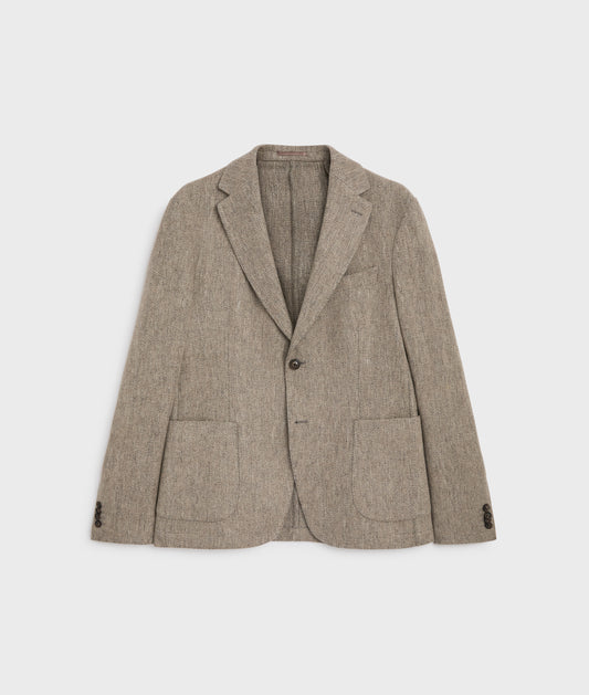 Pal Zileri Herringbone Pattern Jacket