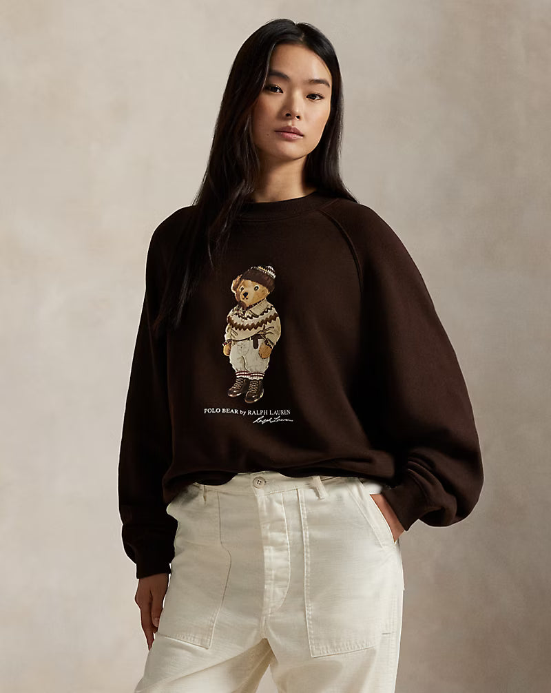 Polo Ralph Lauren Cold Weather Polo Bear Fleece Crewneck