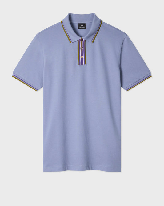 Paul Smith Polo Shirt with Stripe Tipping