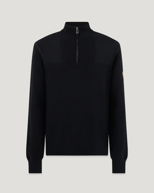 Belstaff Commander Quarter Zip Jumper