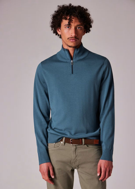 Paul Smith Merino Wool Half Zip Sweater