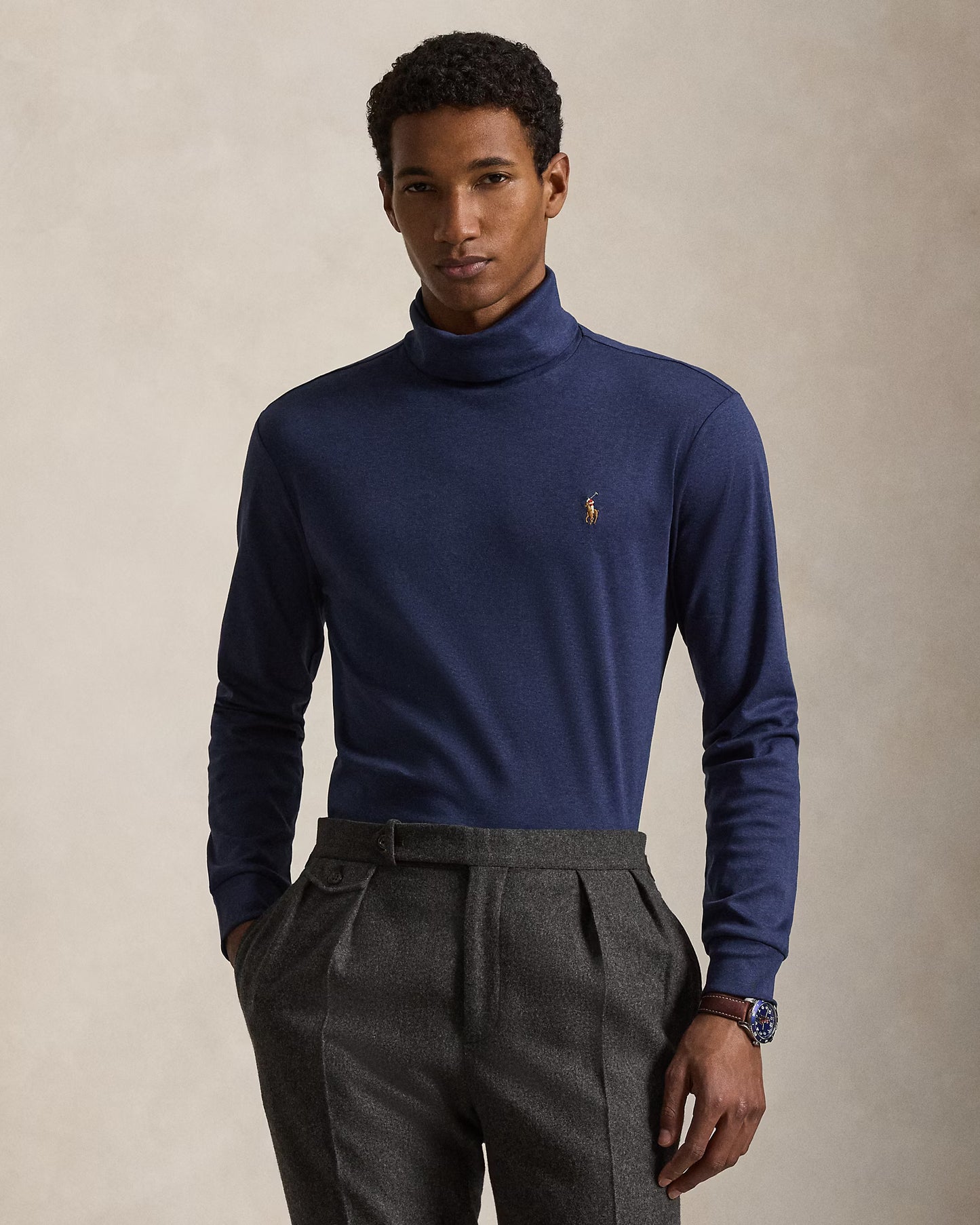 Polo Ralph Lauren Soft Cotton Roll Neck