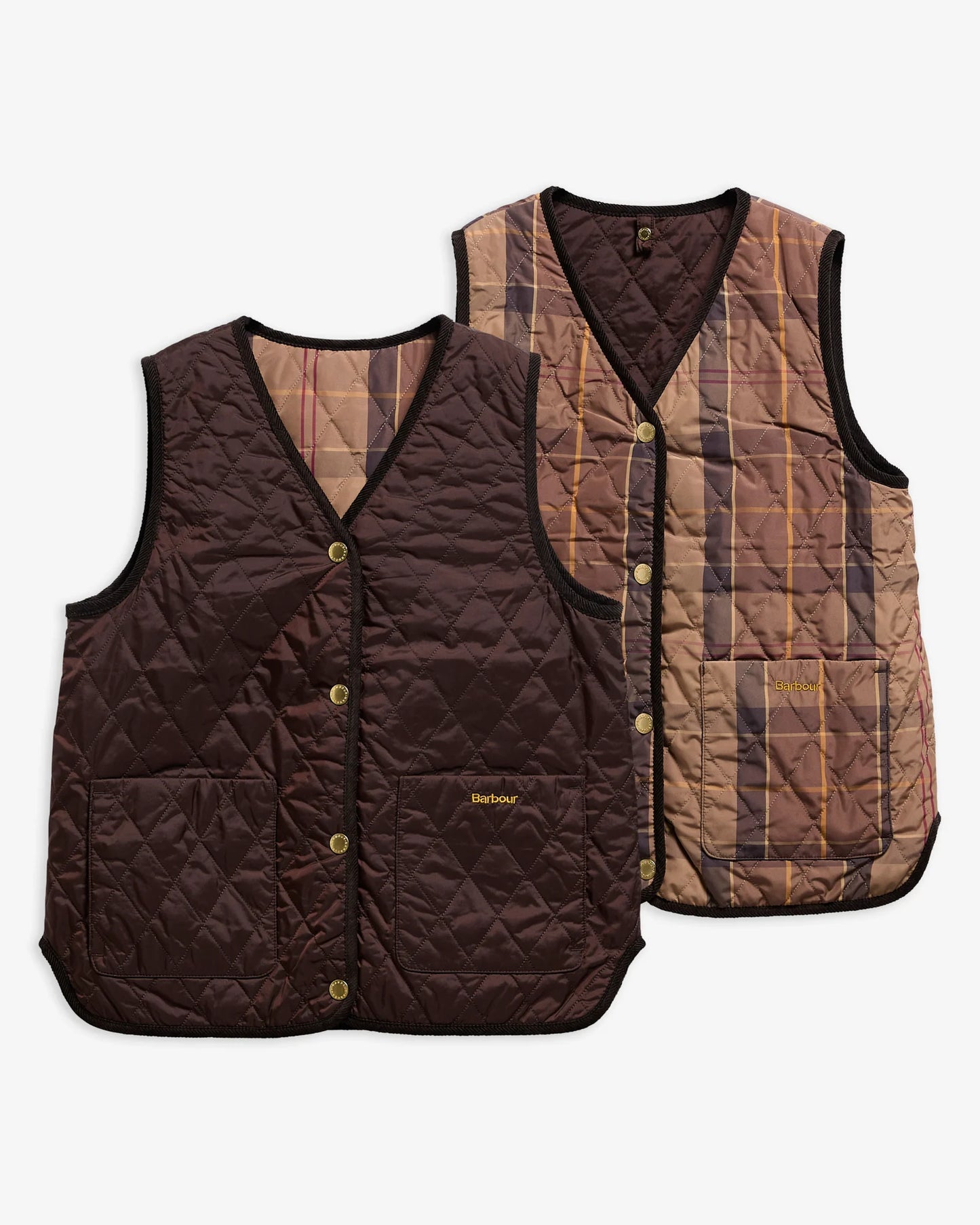 Barbour Tartan Reimagined Icons Reversible Tartan Quilted Liner