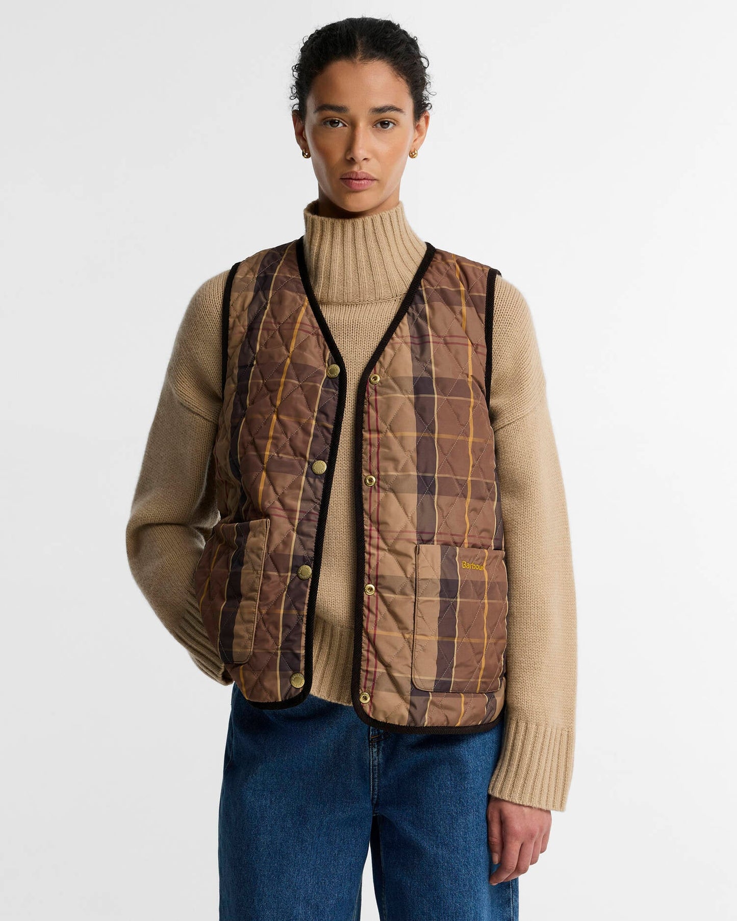 Barbour Tartan Reimagined Icons Reversible Tartan Quilted Liner