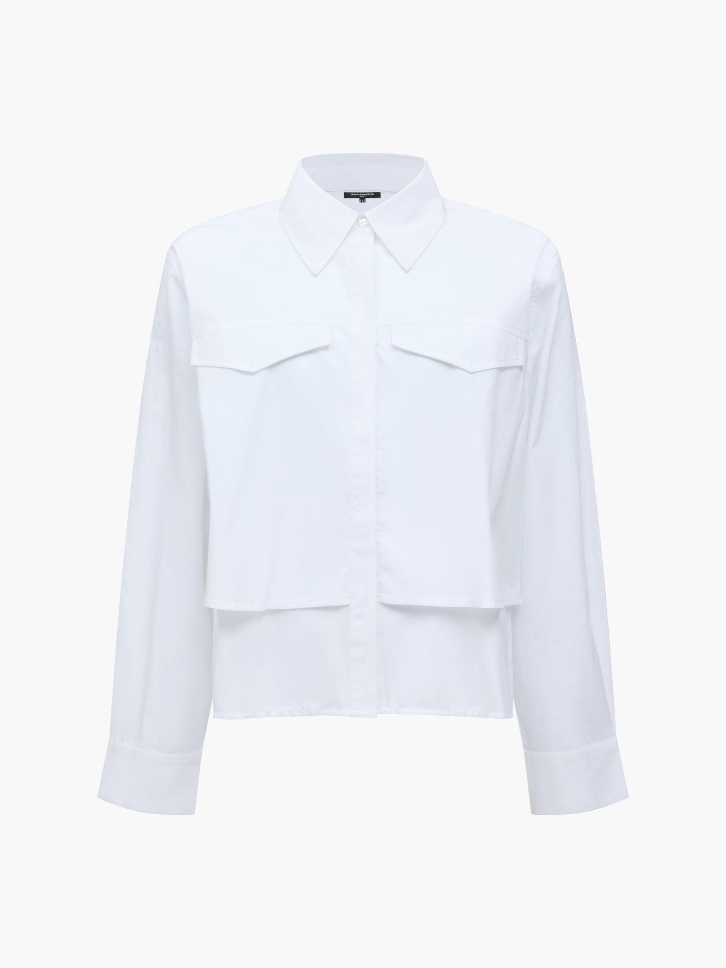 French Connection Cambria Milla Mix Layered Shirt