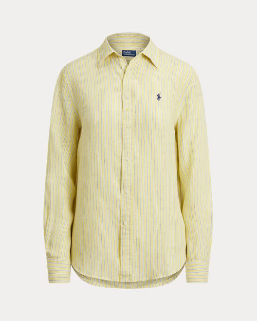 Polo Ralph Lauren Classic Fit Striped Linen Shirt