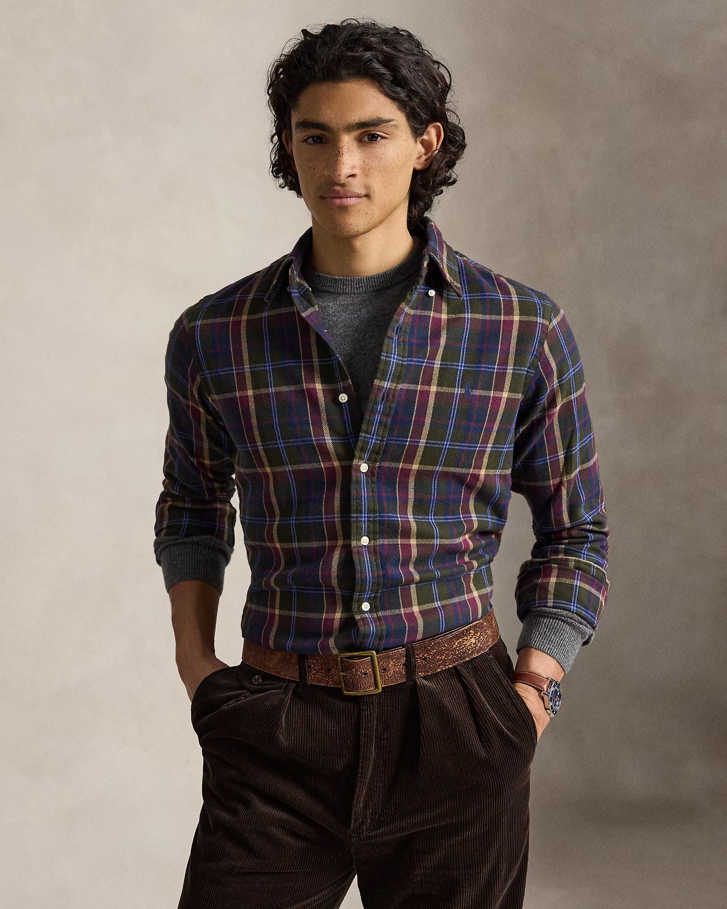 Polo Ralph Lauren Custom Fit Plaid Flannel Shirt