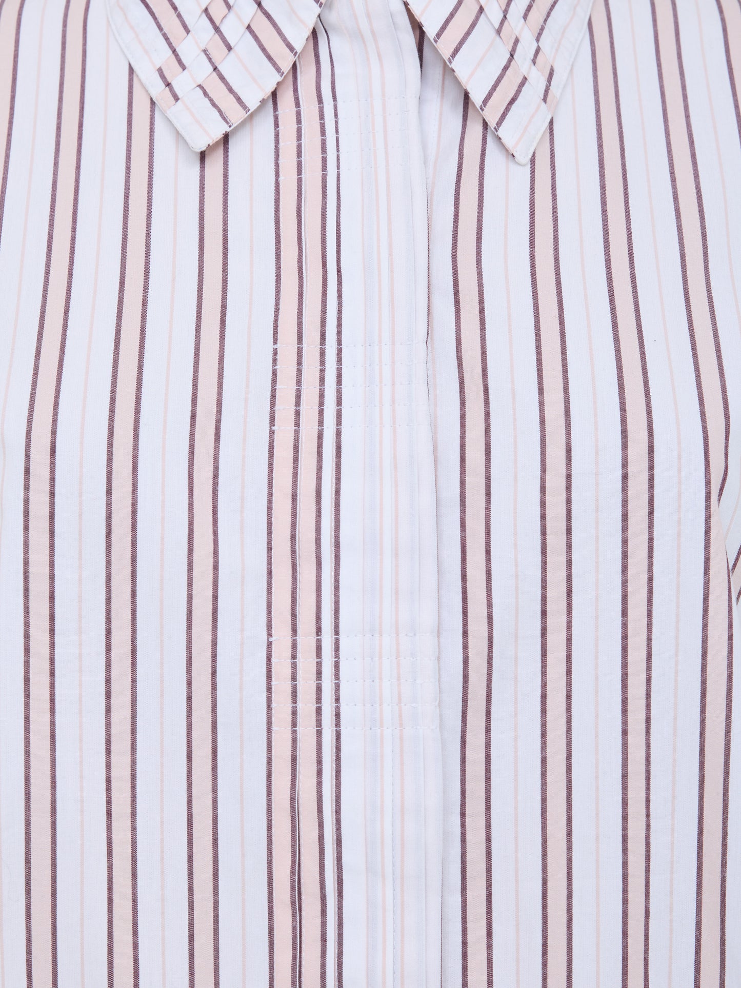 French Connection Cambria Cotton Pintuck Stripe Shirt