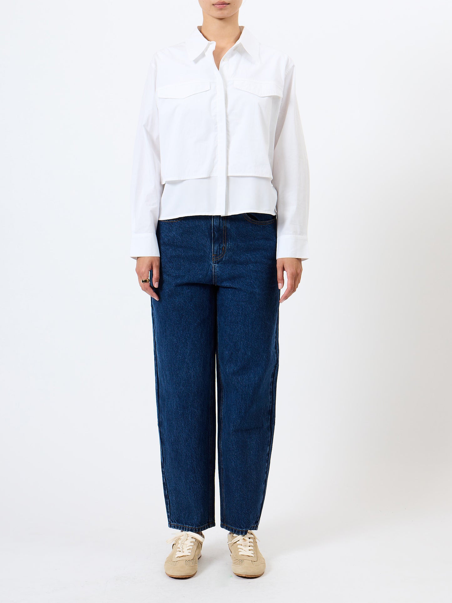 French Connection Cambria Milla Mix Layered Shirt