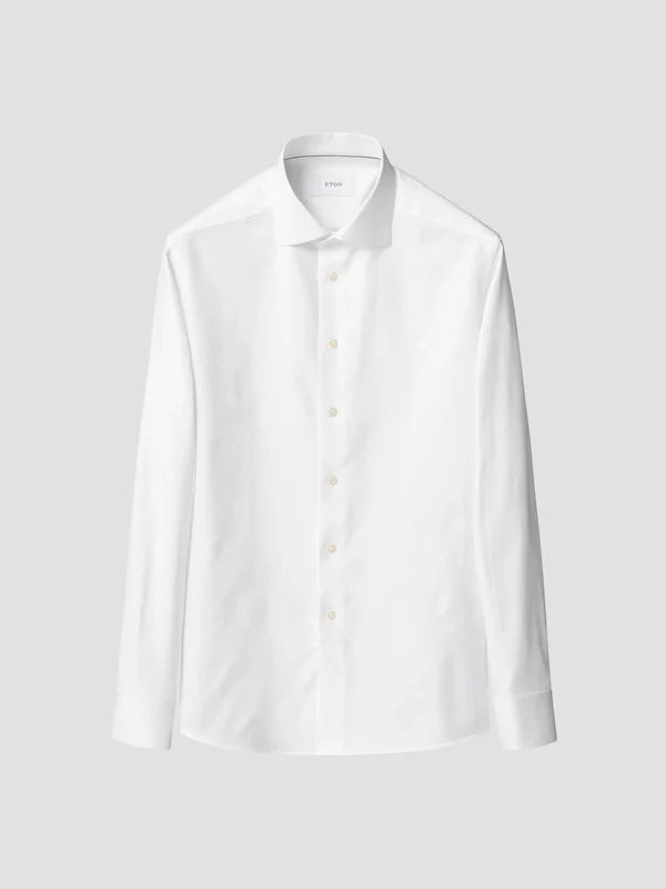 Eton Herringbone Signature Twill Shirt