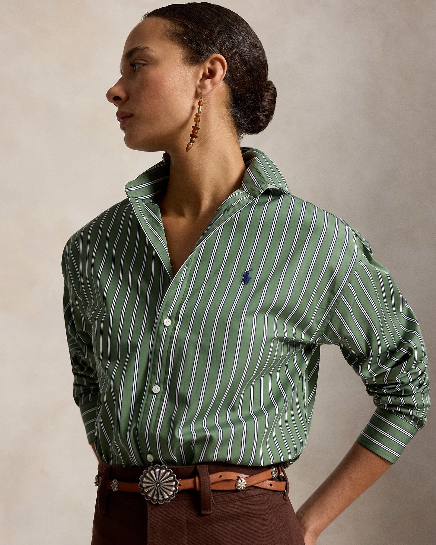 Polo Ralph Lauren Relaxed Fit Striped Cotton Shirt