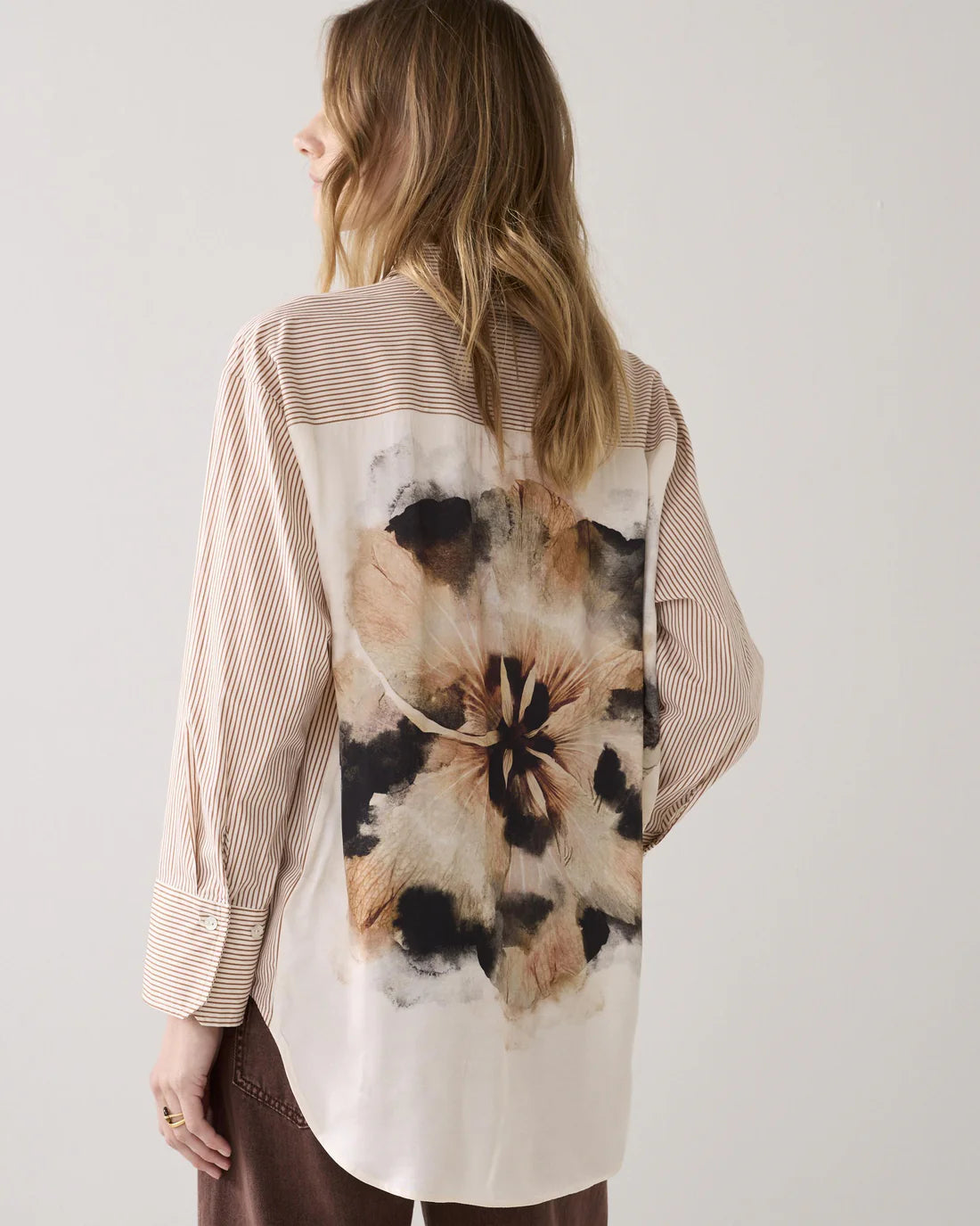 Summum Shirt with Floral Back