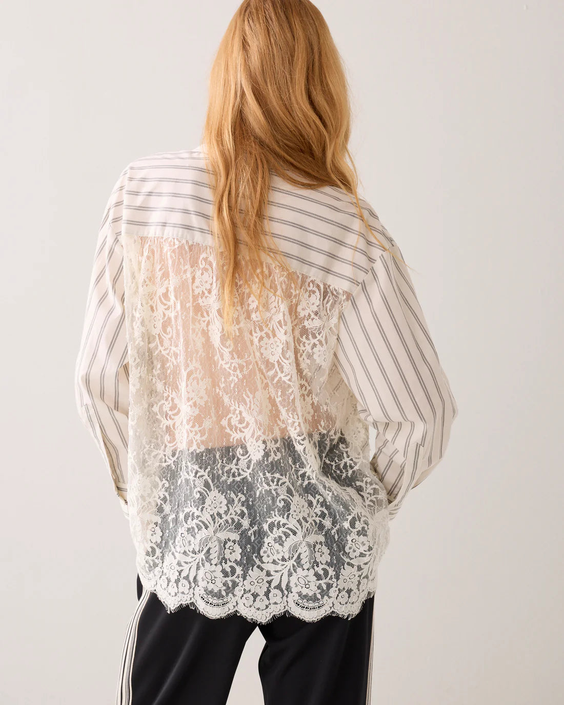 Summum Shirt Blouse with Lace Details