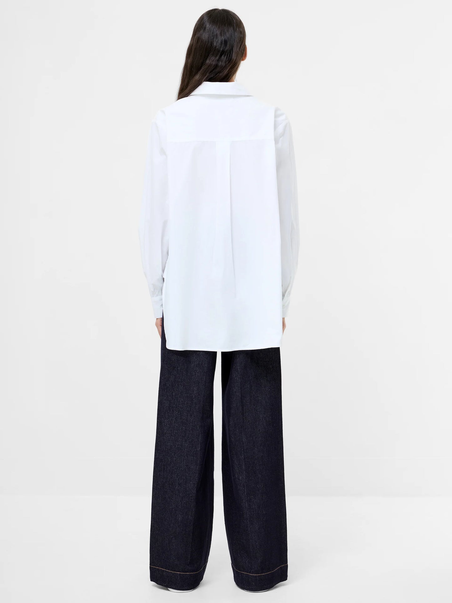 French Connection Cambria Cotton Embellished Shirt