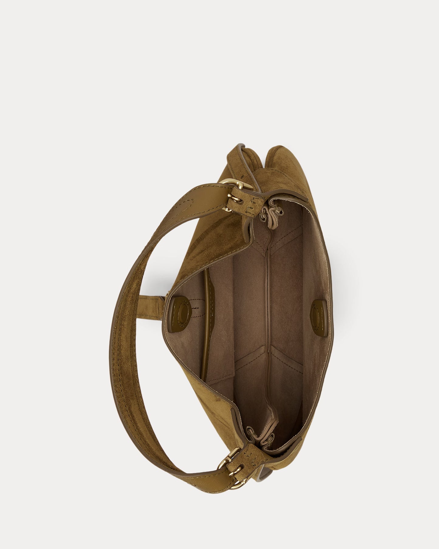 Polo Ralph Lauren Polo ID Suede Small Shoulder Bag