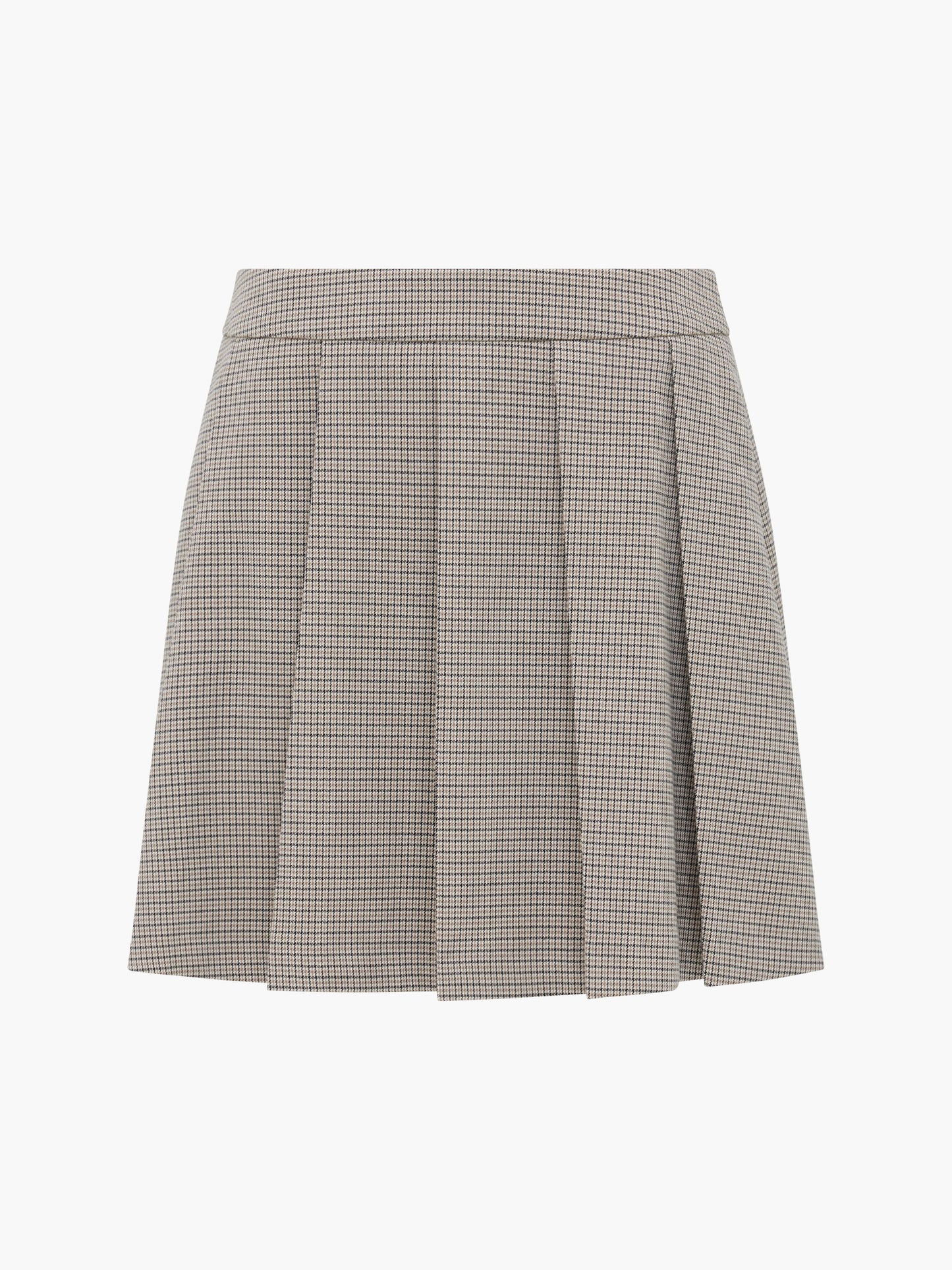 French Connection Shayla Prince Of Wales Pleated Mini Skirt