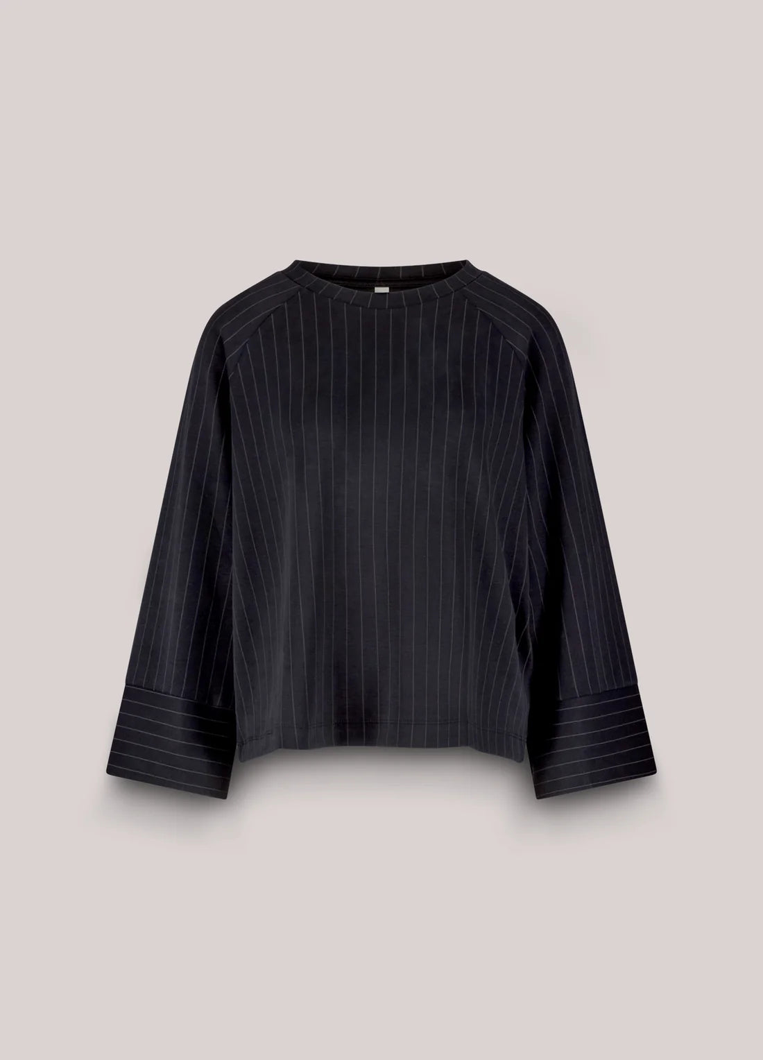 Summum Soft Scuba Pinstripe Top