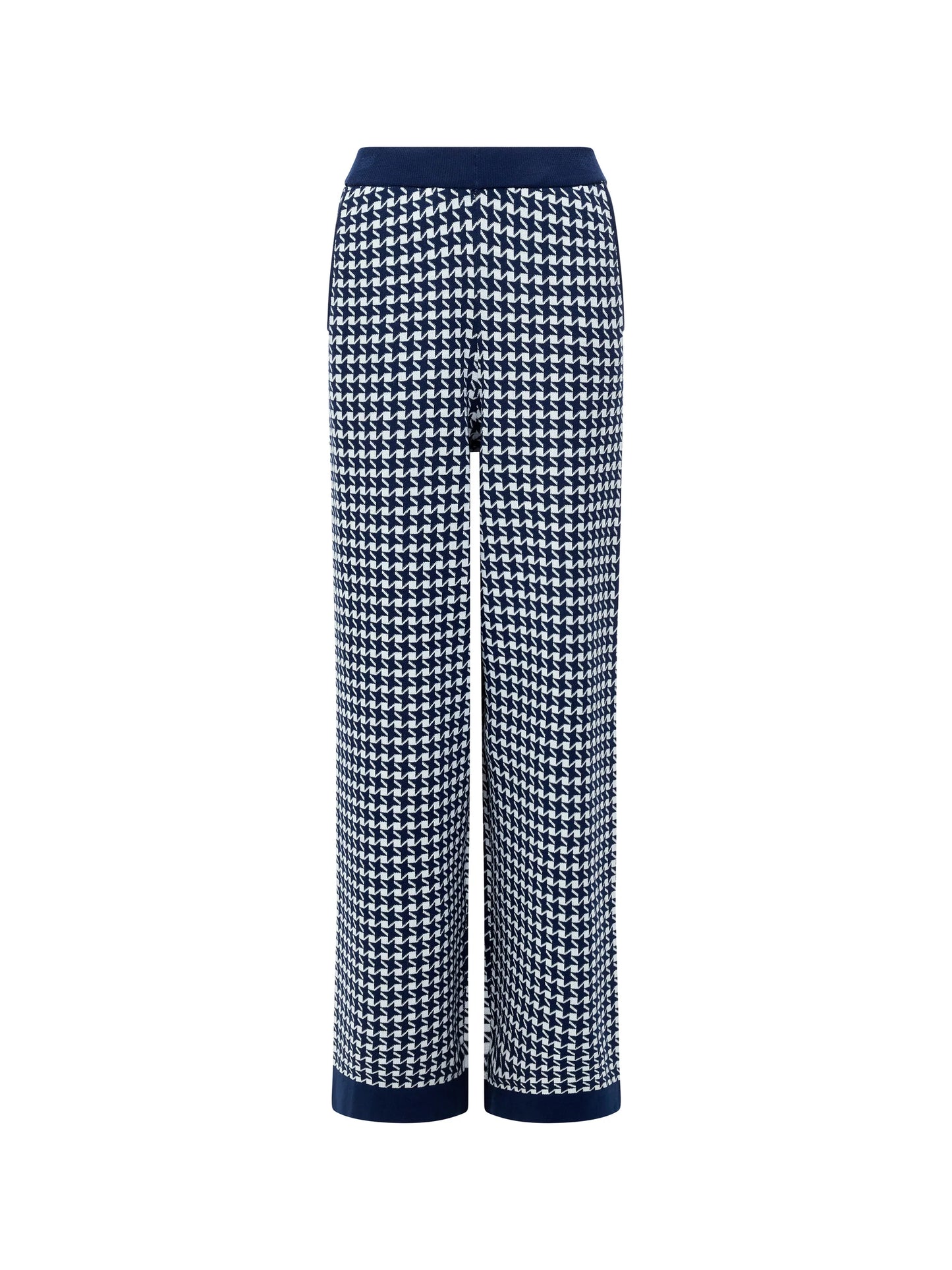 French Connection Gloria Jacquard Knit Wide Leg Trousers