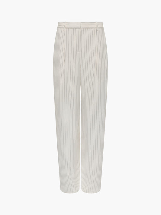 French Connection Vinnie Pinstripe Wide Leg Trousers