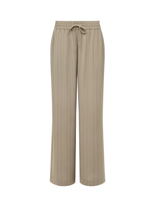 French Connection Erma Pinstripe Wide Leg Trousers