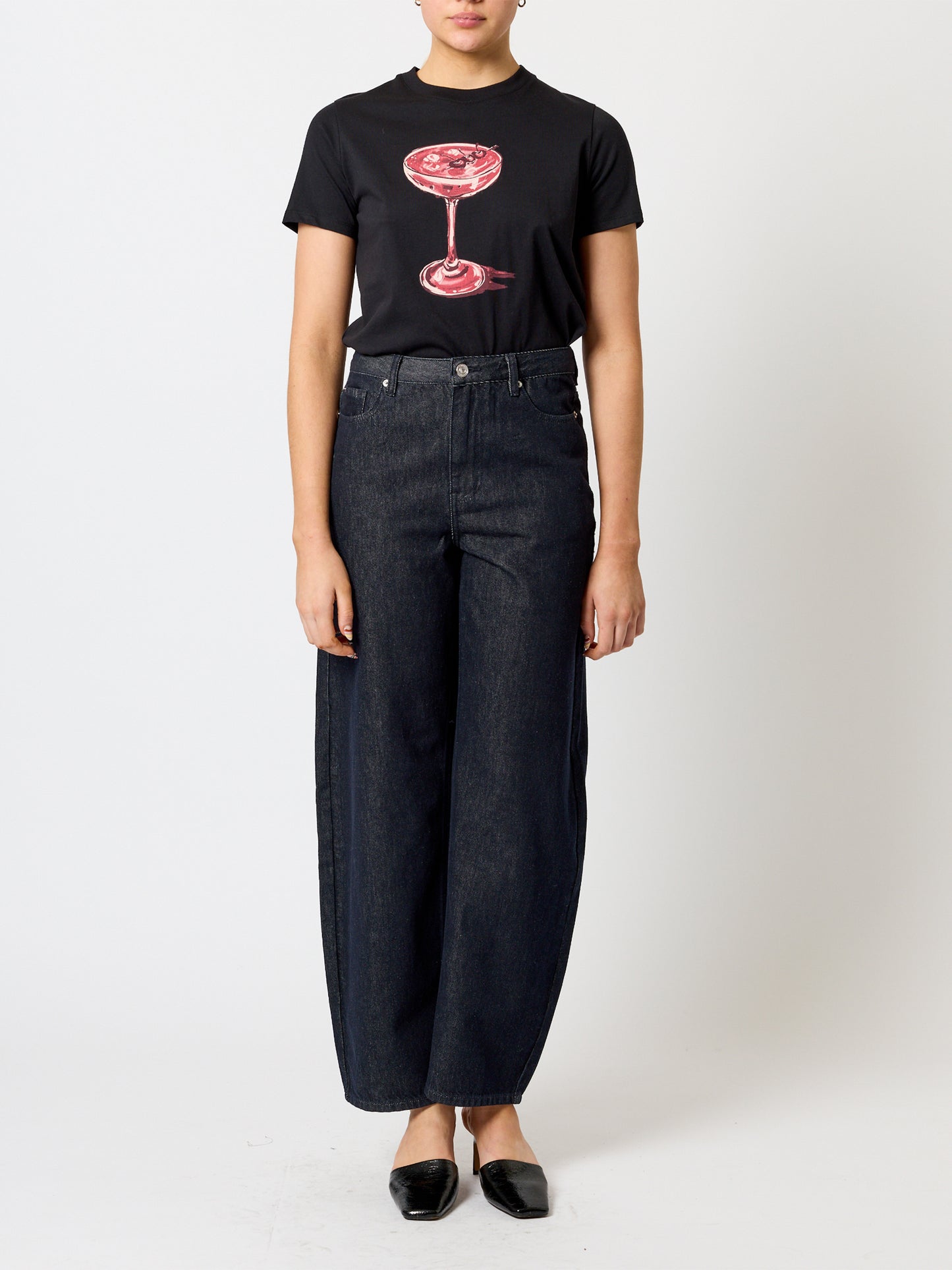 French Connection Cherry Cocktail T-Shirt