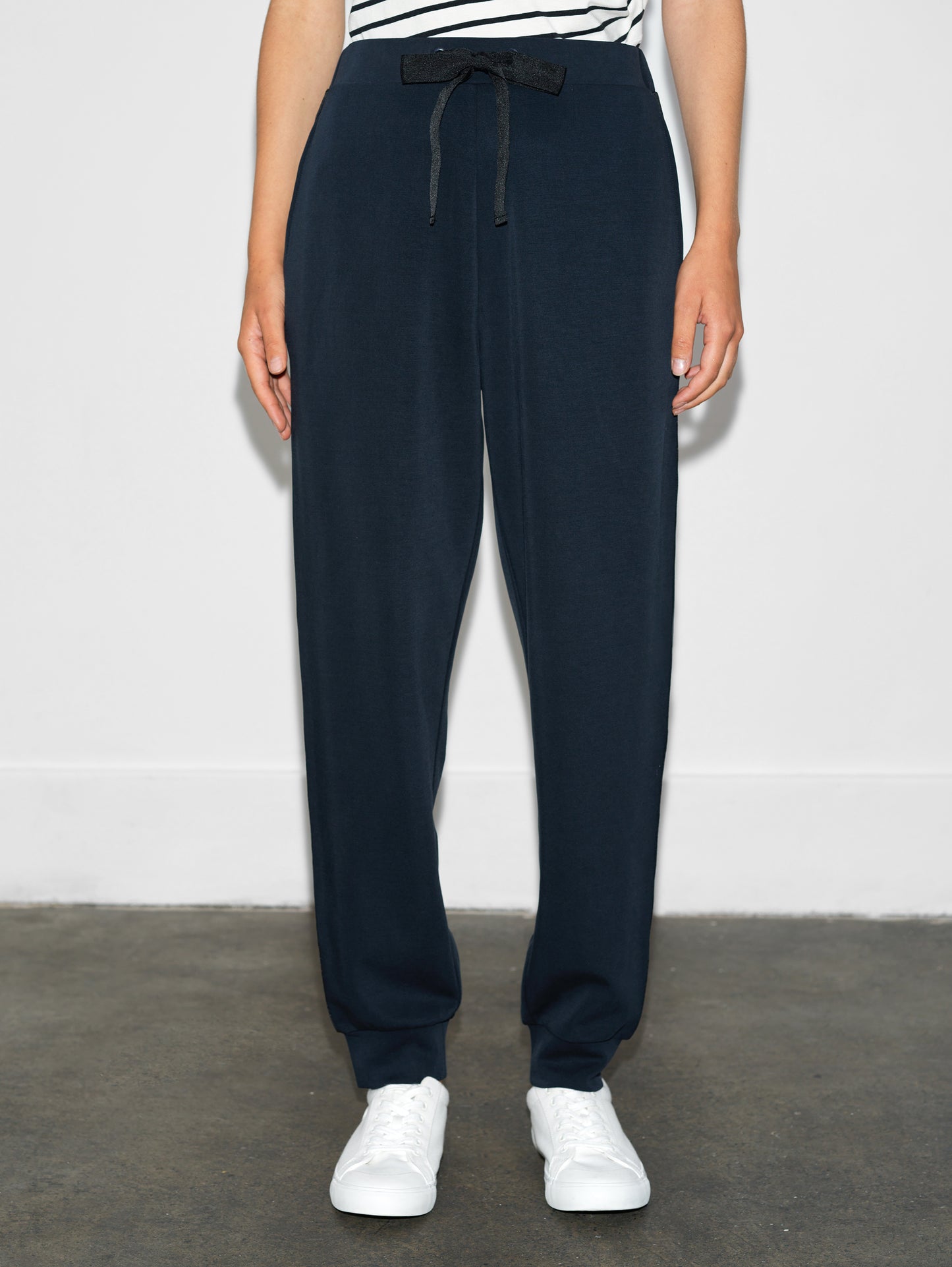 French Connection Wren Side Trim Tie Waist Trousers