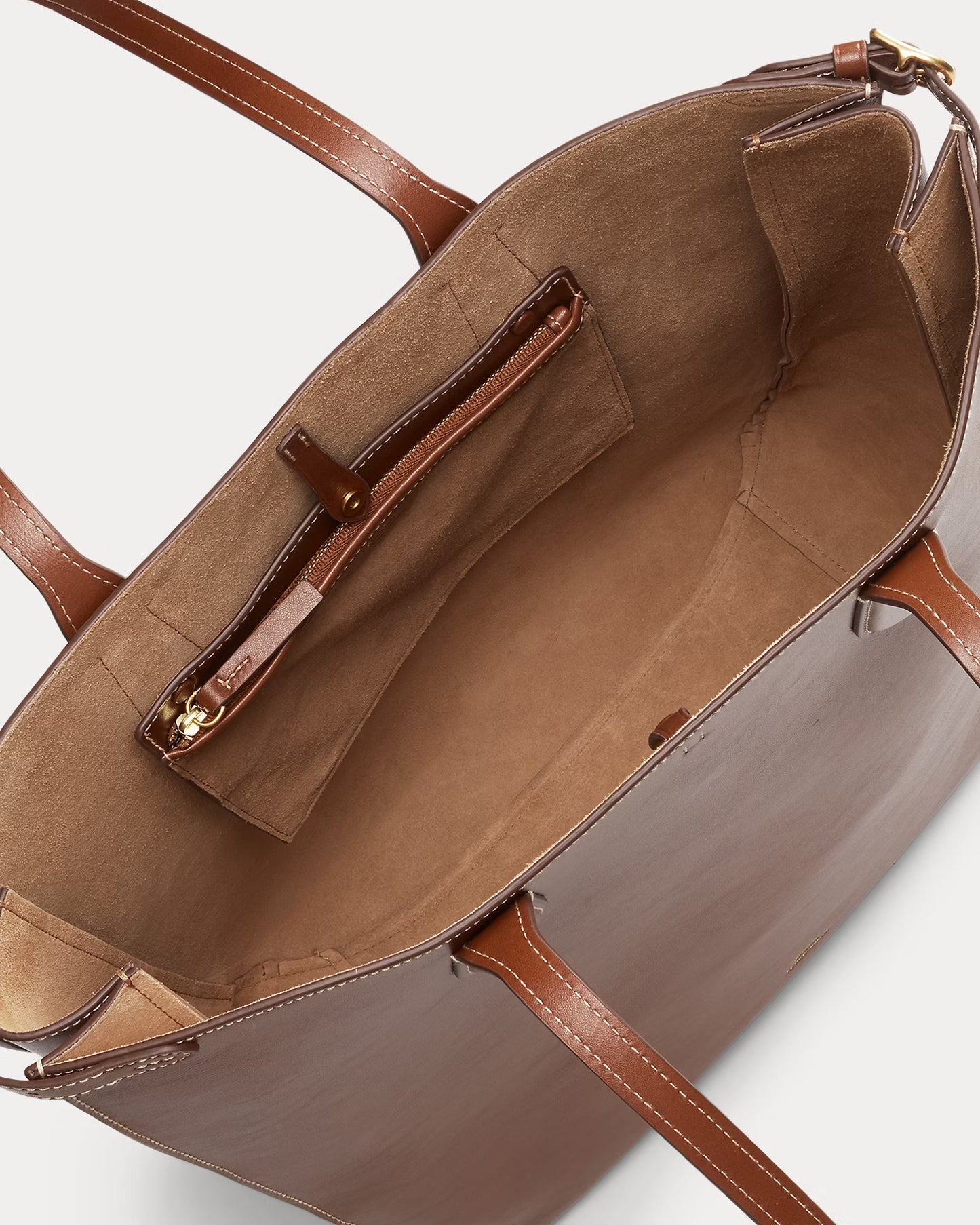 Polo Ralph Lauren Bellport Leather North-South Tote