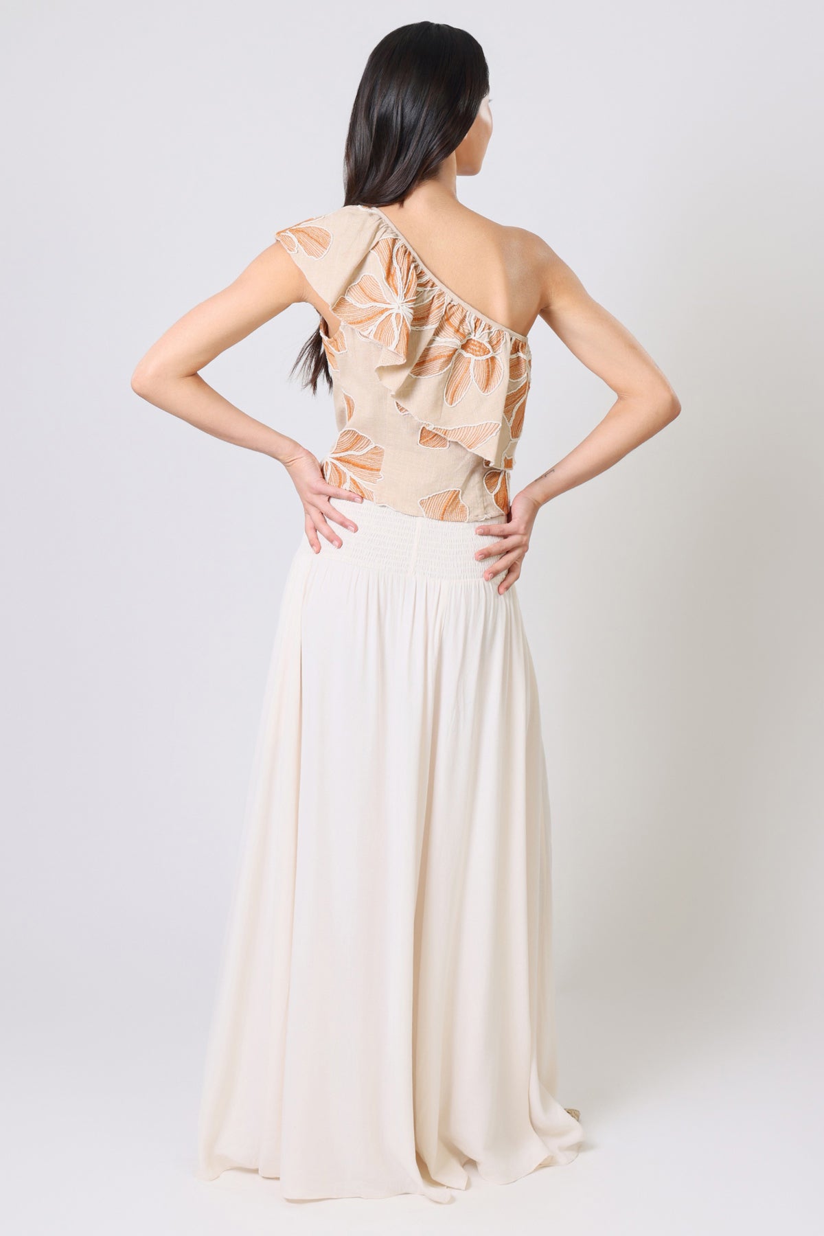 Traffic People Cream Tea Aurora Wide Leg Trousers