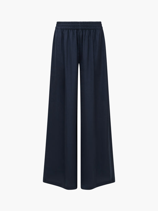 French Connection Damasco Air Flow Poly Wide Leg Trousers