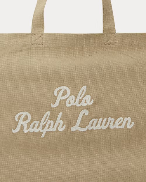 Polo Ralph Lauren Embroidered Canvas Tote