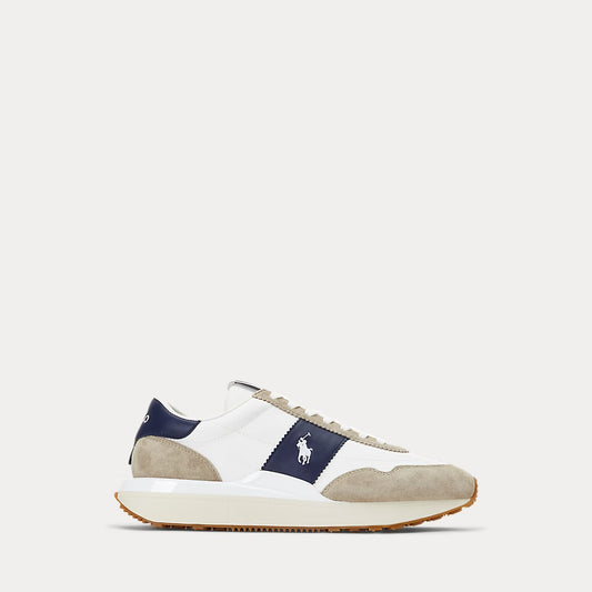 Polo Ralph Lauren Train 89 Suede-Panelled Trainer