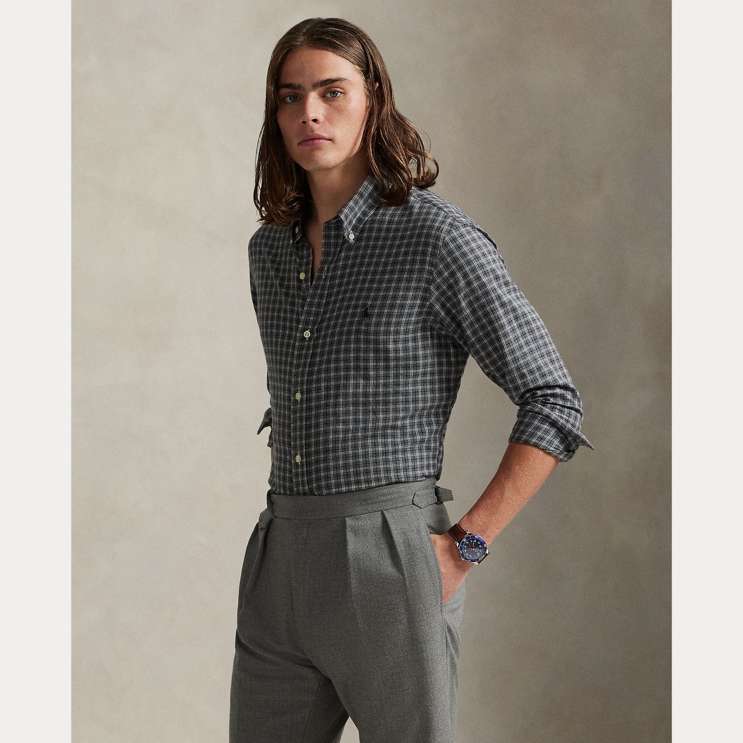 Polo Ralph Lauren Custom Fit Plaid Twill Shirt