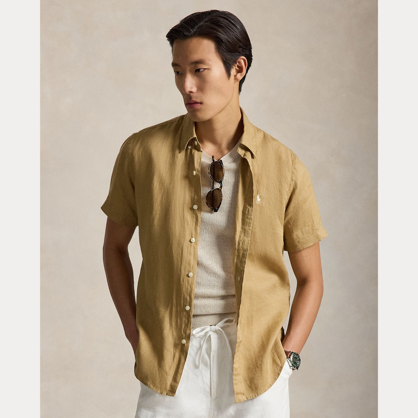 Polo Ralph Lauren Custom-Fit Linen Shirt