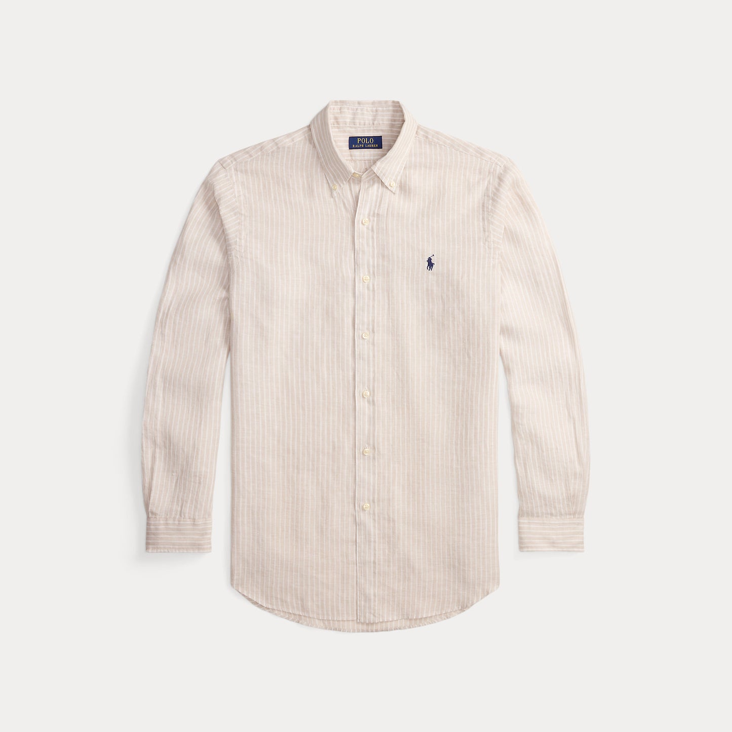 Polo Ralph Lauren Custom-Fit Striped Linen Shirt