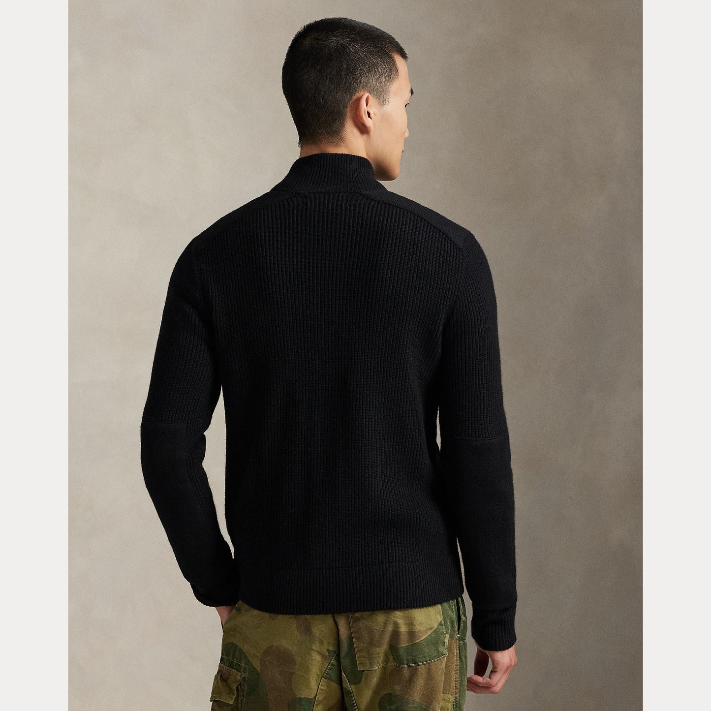 Polo Ralph Lauren Wool Mockneck Cardigan