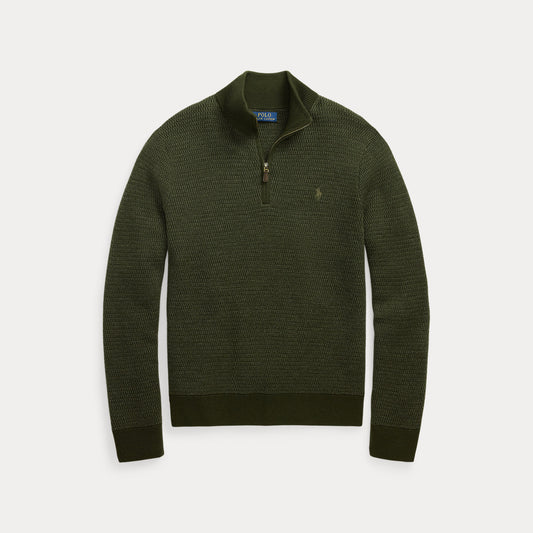 Polo Ralph Lauren Washable Wool Quarter-Zip Sweater