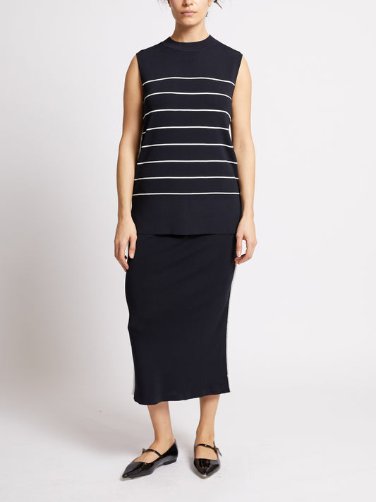 French Connection Ottie Striped Vest