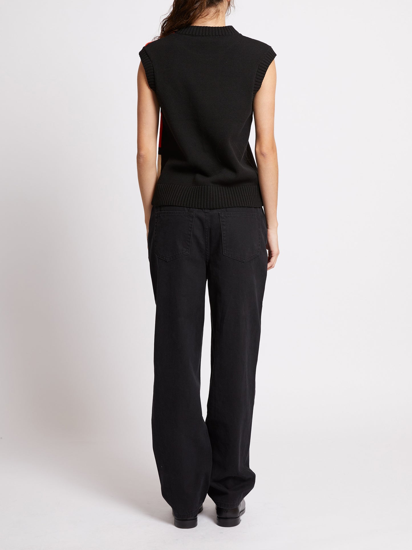 French Connection Varli Colour Block Knit Vest