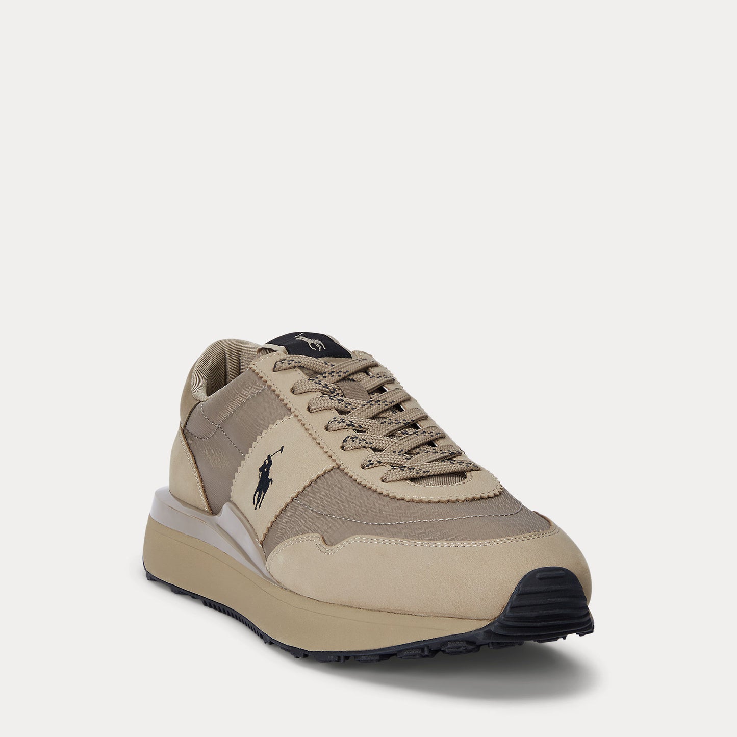 Polo Ralph Lauren Train 89 Suede-Panelled Trainer