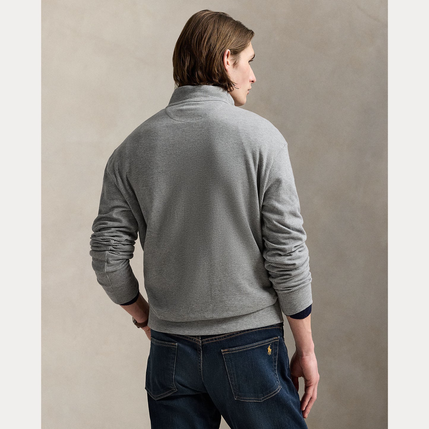 Polo Ralph Lauren Luxury Jersey Houndstooth Pullover